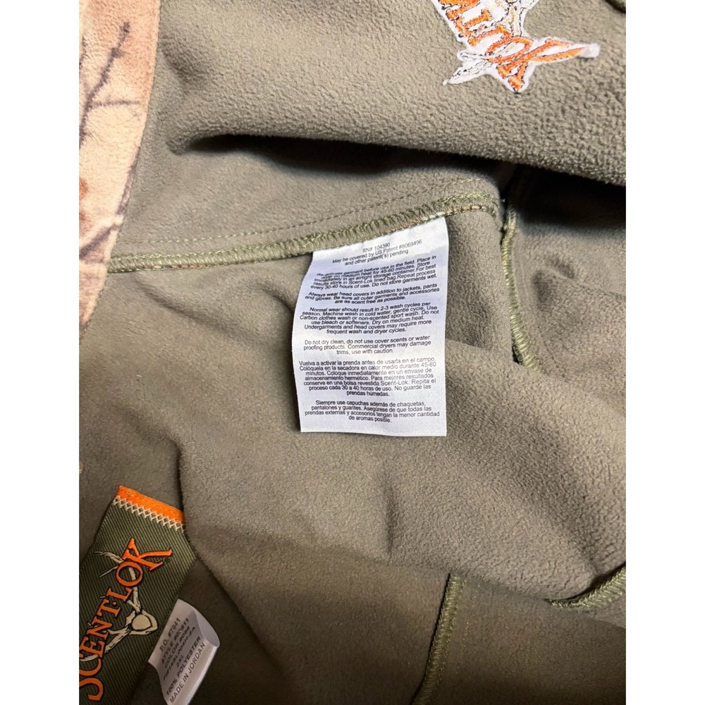 Scent-Lok Carbon Alloy Men's 2XL Regular Full Zip Camo Polyester Jacket - Picture 6 of 16